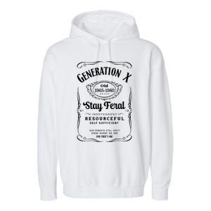 Generation X Stay Feral Garment-Dyed Fleece Hoodie