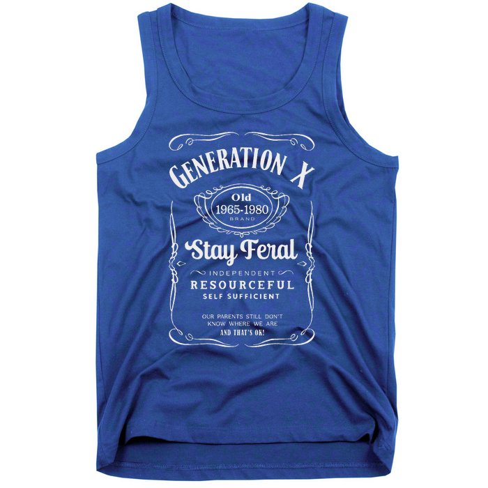 Generation X Stay Feral Tank Top