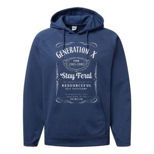 Generation X Stay Feral Performance Fleece Hoodie