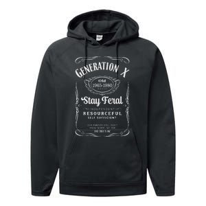 Generation X Stay Feral Performance Fleece Hoodie