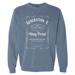 Generation X Stay Feral Garment-Dyed Sweatshirt