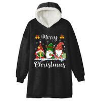 Gnomes Xmas Shirts Merry Christmas Hooded Wearable Blanket