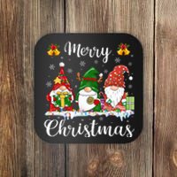 Gnomes Xmas Shirts Merry Christmas Coaster