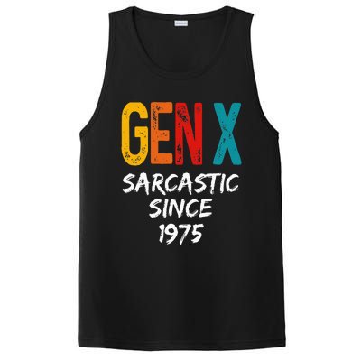 Gen X Sarcastic Since 1975 Est Born In 1975 Birthday PosiCharge Competitor Tank