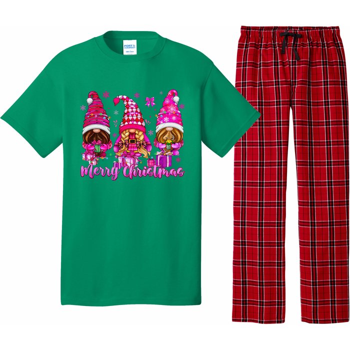 Gnomes Xmas S Pin.K Merry Christmas Gifts Pajama Set