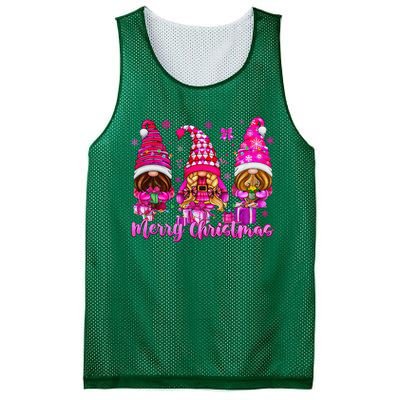 Gnomes Xmas S Pin.K Merry Christmas Gifts Mesh Reversible Basketball Jersey Tank