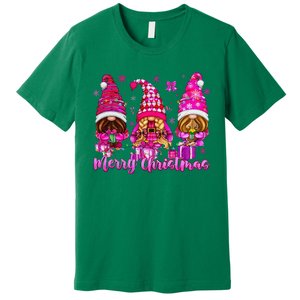 Gnomes Xmas S Pin.K Merry Christmas Gifts Premium T-Shirt