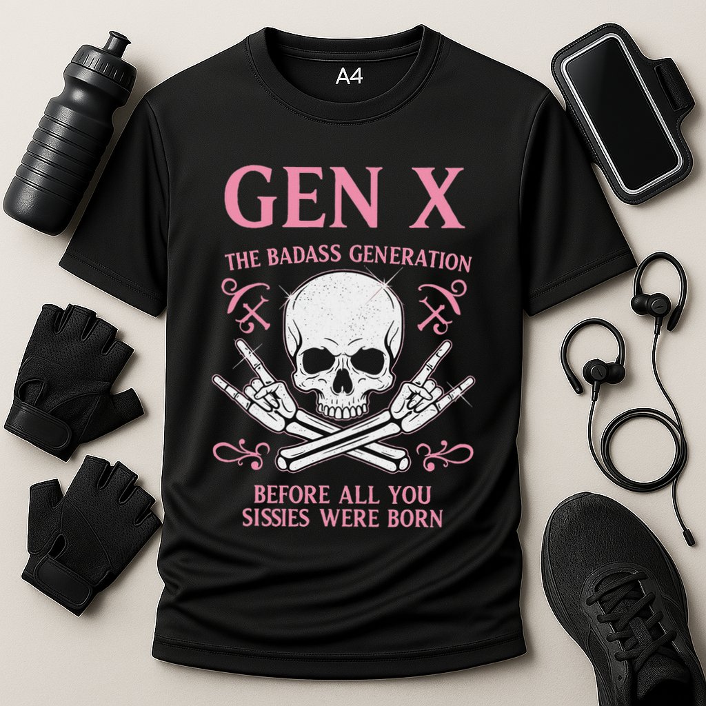 Gen X The Badass Generation Before All You Sissies Were Born Performance Shirt