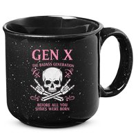Gen X The Badass Generation Before All You Sissies Were Born 15oz Campfire Ceramic Mug