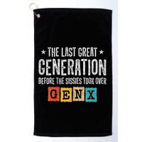 Gen X The Last Great Generation Gen Xer Funny Gen X Golf Towel