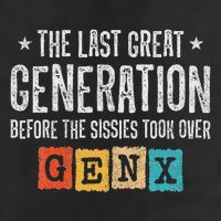 Gen X The Last Great Generation Gen Xer Funny Gen X Golf Towel