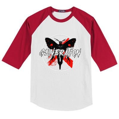 Generation X The Mysterious Legend Of The 60s Halloween Kids Colorblock Raglan Jersey