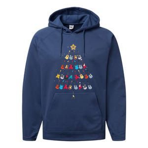 Guitar Xmas Tree Decoration Guitarist Player Merry Christmas Performance Fleece Hoodie