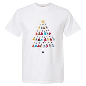 Guitar Xmas Tree Decoration Guitarist Player Merry Christmas Garment-Dyed Heavyweight T-Shirt