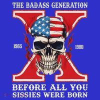 Gen X The Badass Generation Before All You Sissies Were Born Stripe Pom Pom Beanie
