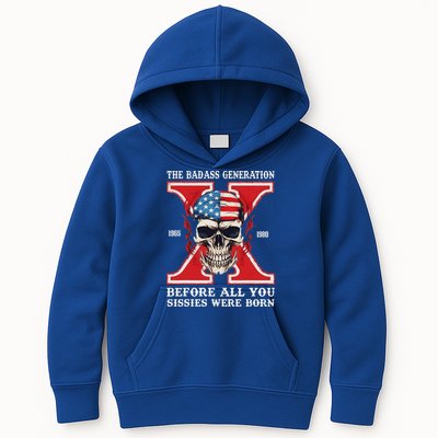 Gen X The Badass Generation Before All You Sissies Were Born Kids Hoodie