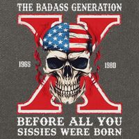 Gen X The Badass Generation Before All You Sissies Were Born Cotton Canvas Backpack