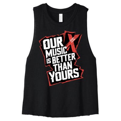 Gen X Vintage Women's Racerback Cropped Tank