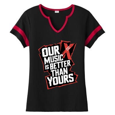 Gen X Vintage Ladies Halftime Notch Neck Tee