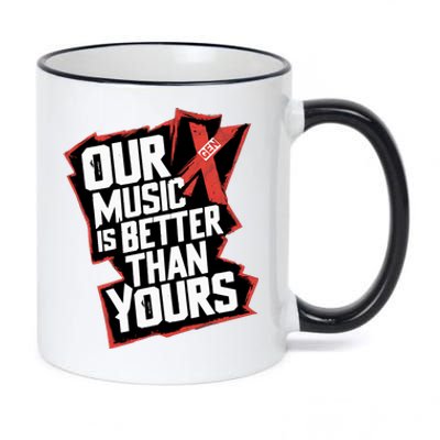 Gen X Vintage 11oz Black Color Changing Mug