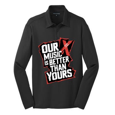 Gen X Vintage Silk Touch Performance Long Sleeve Polo