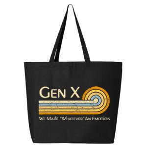 Gen X We Made Whatever An Emotion 1980s 25L Jumbo Tote