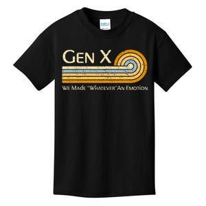 Gen X We Made Whatever An Emotion 1980s Kids T-Shirt