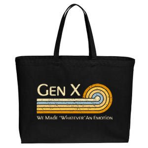 Gen X We Made Whatever An Emotion 1980s Cotton Canvas Jumbo Tote