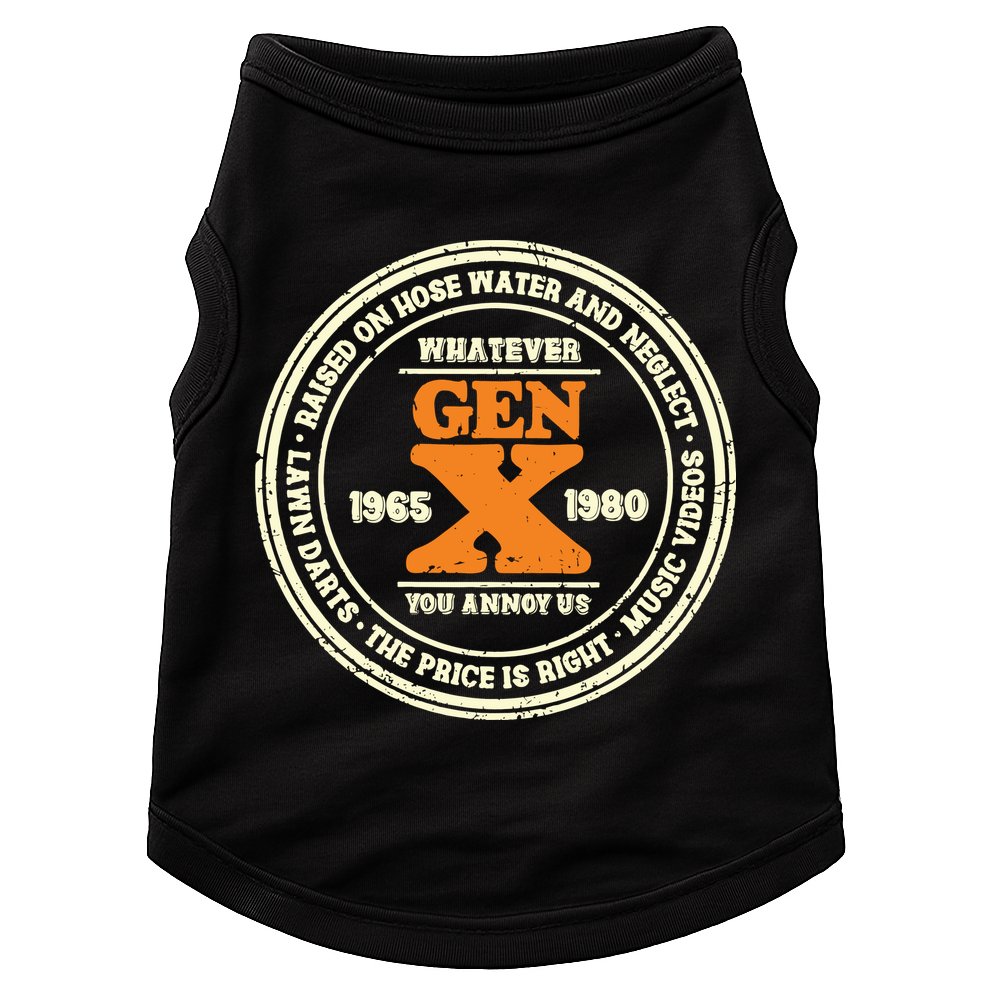Gen X Whatever You Annoy Us 1965 1980 Doggie Tank