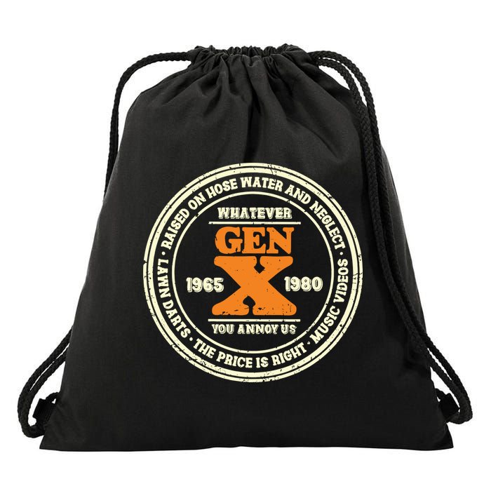 Gen X Whatever You Annoy Us 1965 1980 Drawstring Bag