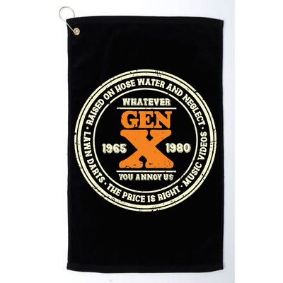 Gen X Whatever You Annoy Us 1965 1980 Golf Towel