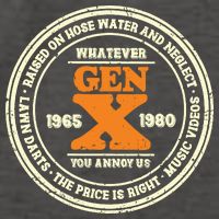 Gen X Whatever You Annoy Us 1965 1980 Vector Backpack