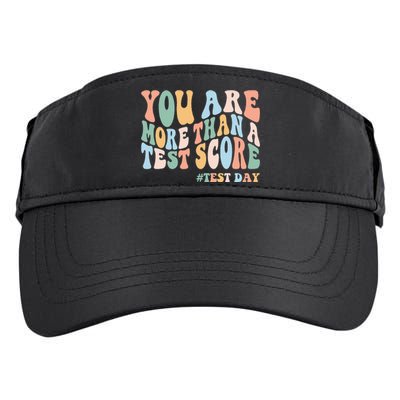 Groovy You Are More Than A Test Score Teacher Testing Day Adult Drive Performance Visor