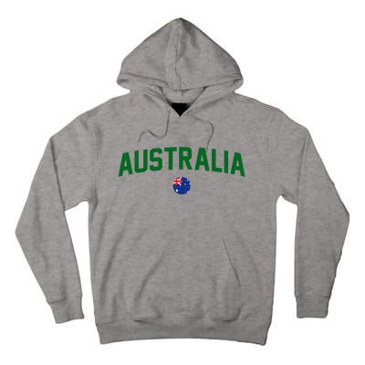 Green Yellow Australia Down Under Team Australia Flag Tall Hoodie