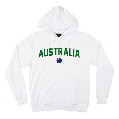 Green Yellow Australia Down Under Team Australia Flag Hoodie