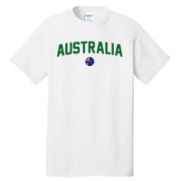 Green Yellow Australia Down Under Team Australia Flag Tall T-Shirt