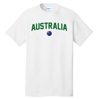 Green Yellow Australia Down Under Team Australia Flag Tall T-Shirt