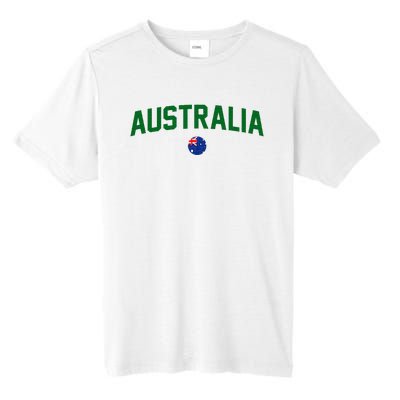 Green Yellow Australia Down Under Team Australia Flag Tall Fusion ChromaSoft Performance T-Shirt