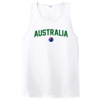 Green Yellow Australia Down Under Team Australia Flag PosiCharge Competitor Tank