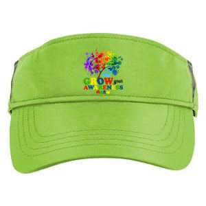 Grow Your Awareness Autism Tree Adult Drive Performance Visor