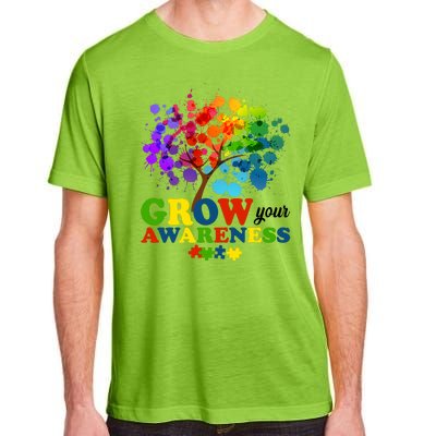 Grow Your Awareness Autism Tree Adult ChromaSoft Performance T-Shirt