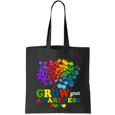 Grow Your Awareness Autism Tree Bag
