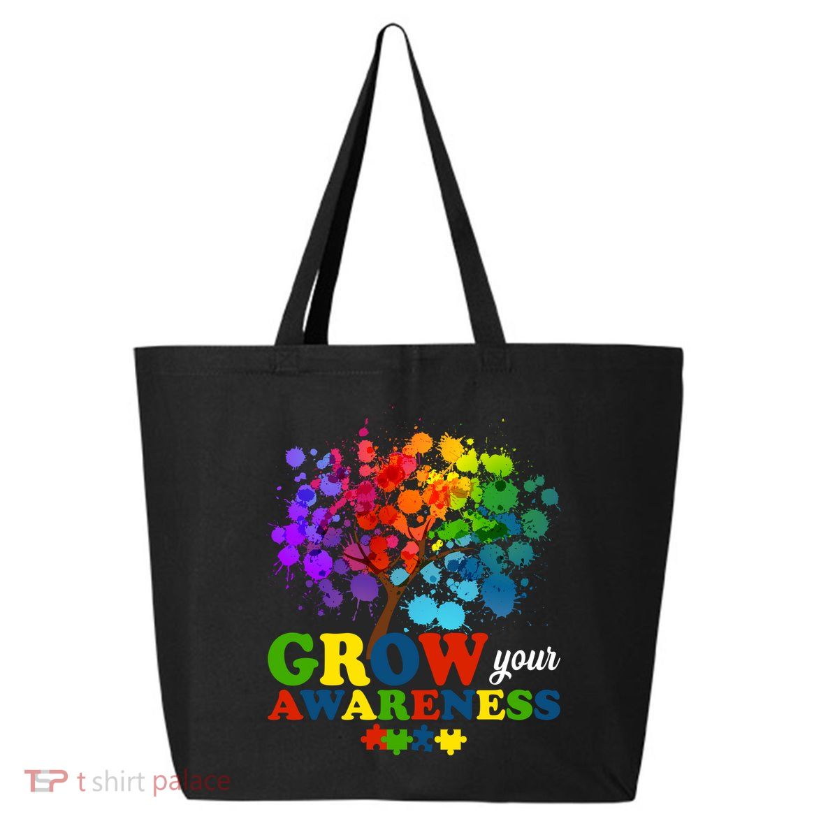 Grow Your Awareness Autism Tree 25L Jumbo Tote