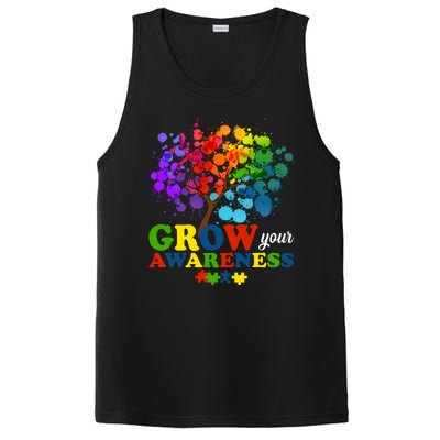 Grow Your Awareness Autism Tree PosiCharge Competitor Tank