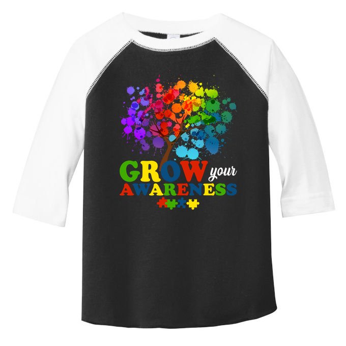 Grow Your Awareness Autism Tree Toddler Fine Jersey T-Shirt