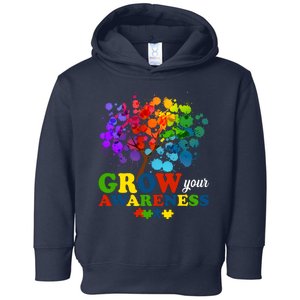 Grow Your Awareness Autism Tree Toddler Hoodie