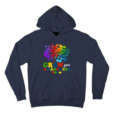 Grow Your Awareness Autism Tree Tall Hoodie