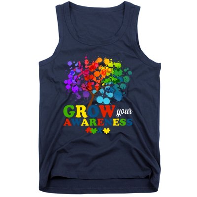 Grow Your Awareness Autism Tree Tank Top