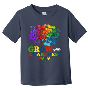 Grow Your Awareness Autism Tree Toddler T-Shirt