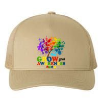 Grow Your Awareness Autism Tree Yupoong Adult 5-Panel Trucker Hat